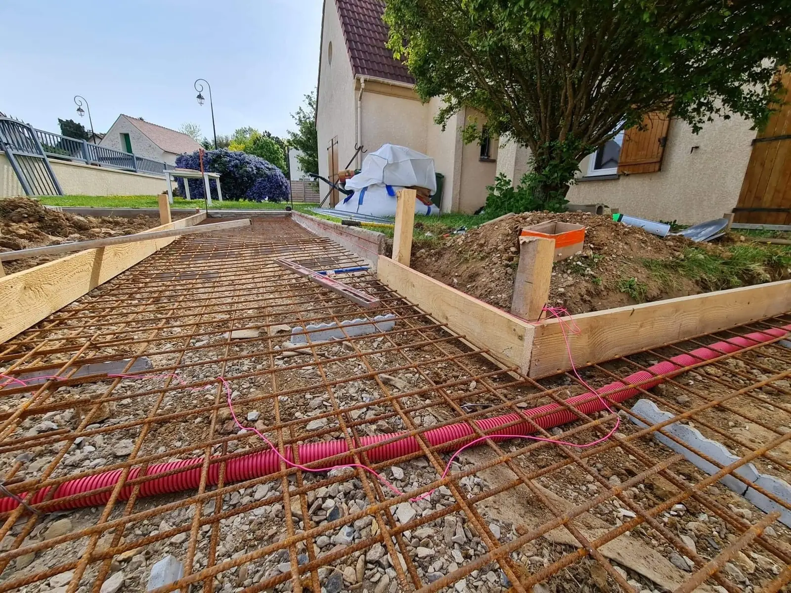 Ferraillage et coffrage