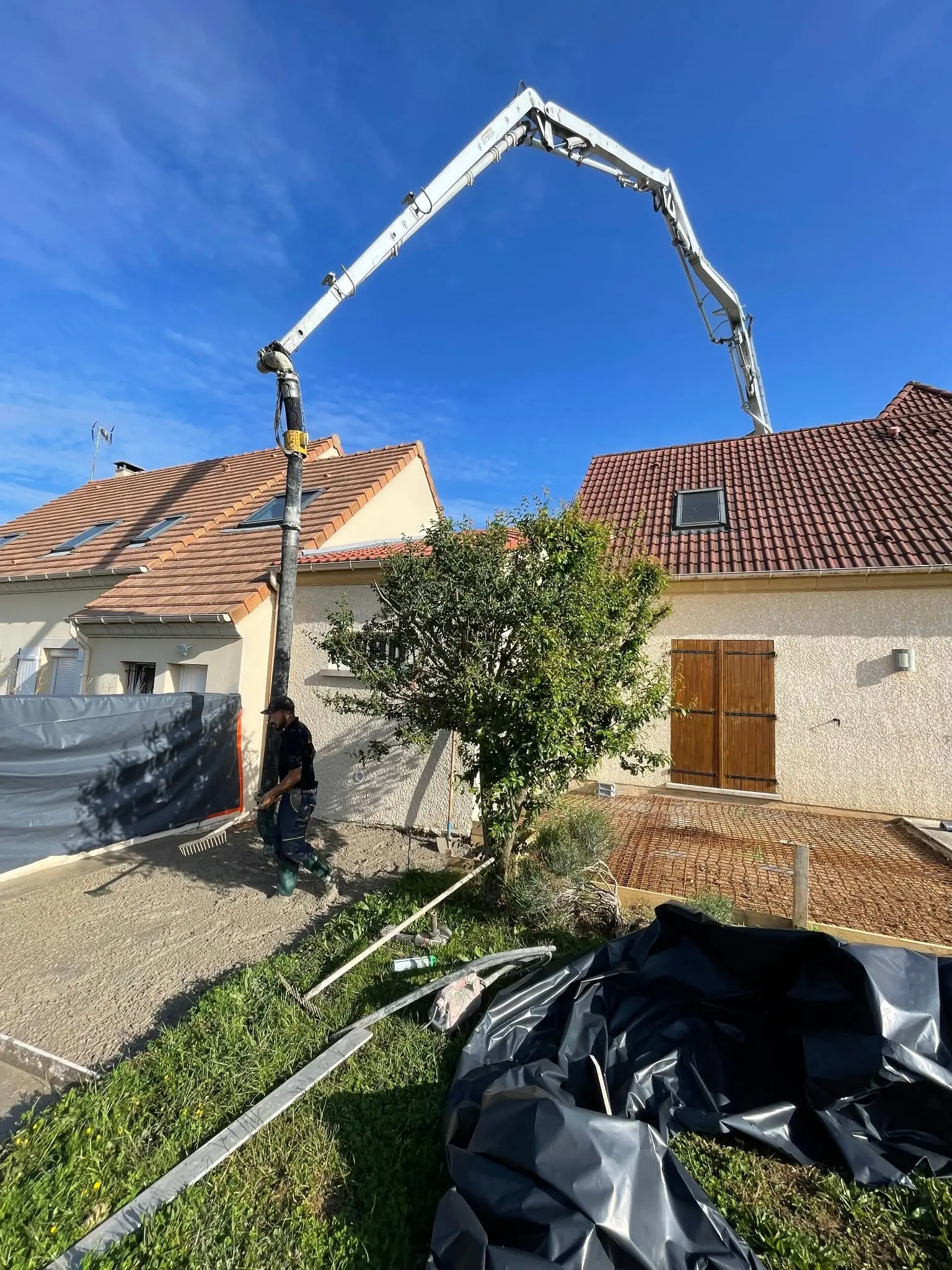 Coulage à la pompe